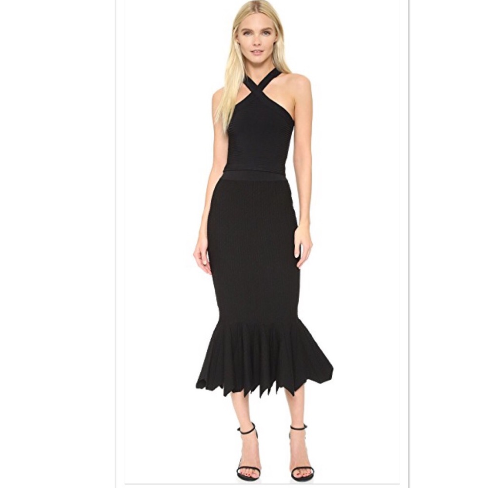Jonathan Simkhai Pointelle Trumpet Skirt